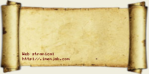 Bojana Strinić vizit kartica